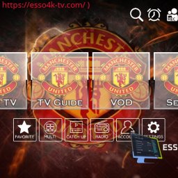 man united themed xciptv 7.23 hardcorded / with INTRO